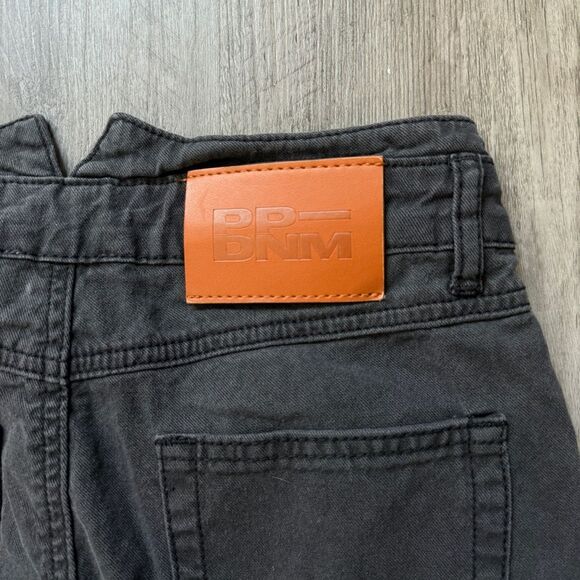 Princess Polly High Waisted Pleat Jeans Washed Black US 4 - Picture 7 of 11